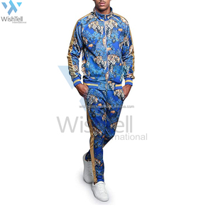 Survêtement de sport pour homme en coton/polyester, logo personnalisé, style tendance, pull-over uni, poche cargo, haute qualité, séchage rapide - Product Image 5