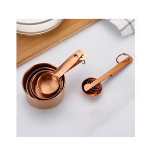 Cuchara medidora de cobre de diseño superior, cuchara medidora multifunción con mango de latón, accesorios de cocina - Product Image 5