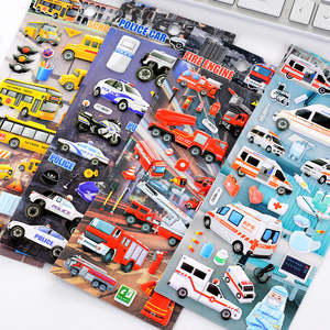 Pegatinas 3D de Transporte con Diseño Animado para Regalos Promocionales - Product Image 1