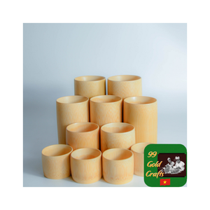 Tasse à boire en bois de bambou de qualité supérieure Tasse en bambou réutilisable naturelle écologique Boissons légères, durables et polyvalentes - Product Image 1