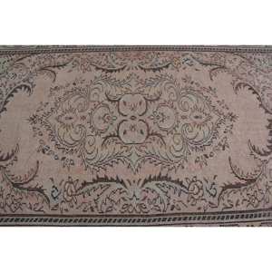 Vintage Turkish Rug Beige <b>Brown</b> 5.5 X 8.9 ft <b>Wool</b> Flat Weave with Patchwork Pattern for Living Room Decorations Hallway Use - Product Image 5