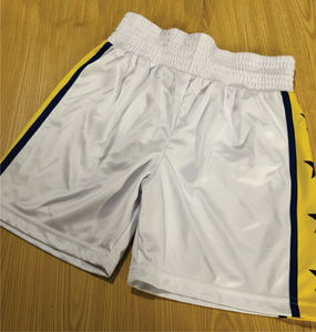 Shorts de rugby personnalisés imprimés par sublimation, camouflage rose à rayures, avec poches - Product Image 3