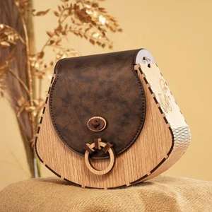 Sac à main en bambou écologique tendance et réutilisable de haute qualité avec un design personnalisable pour les femmes, pour les fêtes, les mariages, les cadeaux - Product Image 5