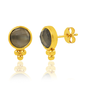 Pendientes de varias piedras de cuarzo rosa de plata de ley 925, nueva moda, joyería fina personalizada, chapado en oro para regalo de aniversario de boda - Product Image 4
