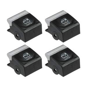 ฝาครอบสวิตช์หน้าต่างสำหรับ Renault Clio 5, Sandero, Captur-Chrome-4ชิ้น - Product Image 4