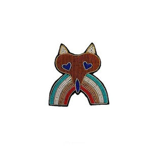 Best Quality New Design Bullion Wire Brooches Wholesale Bullion Wire Brooches In Low Price beautiful Fashion <b>Cat</b> brooch#1765 - Product Image 3