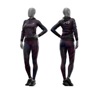 Nouveau style pour femmes, sweat-shirts de sport sans couture à manches longues, imprimés, écologiques, ensemble de leggings de beauté, entraînement - Product Image 1