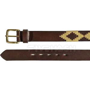Ceinture Polo en Cuir Véritable à Prix Bas, Vente en Gros, Ceinture Polo en Cuir de Vache du Pakistan pour Hommes - Product Image 2