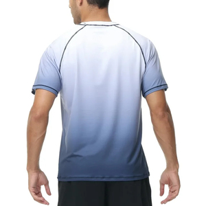 Rash Guard fabricant à manches courtes graphique complet Grappling Cropped Gym natation combat Rash Guard - Product Image 6