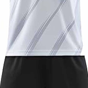 Fabricant personnalisé de maillots de football américains vintage France surdimensionné maille tricotée col en V Crop Boxy Mesh maillot de football pour hommes - Product Image 4