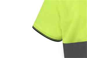 Camisa reflectante con logotipo personalizado para hombre, camisa reflectante de seguridad de alta visibilidad, ropa de trabajo de alta visibilidad, Media manga, Polo personalizado 2025 para hombre - Product Image 5