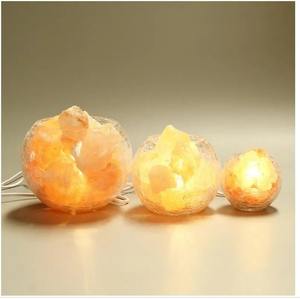 Gradation rotative Super belle glace en verre de l'Himalaya fissuré lumière de sel naturel lampe de nuit chaude créative - Product Image 2