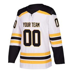 Uniforme de Hockey sur glace de haute qualité vêtements de sport manches complètes 100% Polyester léger Logo personnalisé et nom d'équipe Oem - Product Image 3