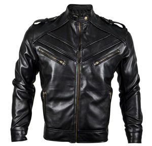 Chaqueta de cuero para hombre, material impermeable antiarrugas, superventas, chaqueta de diseños de tendencia superior para hombre con calidad superior - Product Image 4