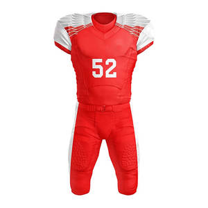 2025 nueva llegada venta al por mayor ropa deportiva transpirable fútbol americano Jersey uniforme diseño bordado - Product Image 1