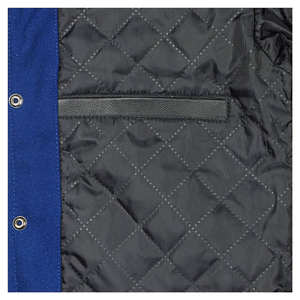 Veste de baseball pour homme avec logo personnalisé OEM Veste d'hiver décontractée à manches longues en chenille brodée de letterman varsity vintage à vendre - Product Image 3