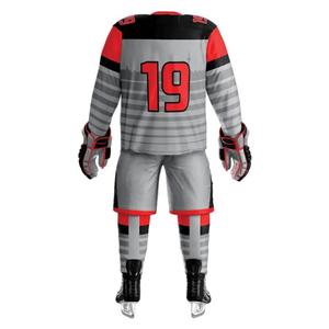 Fabricación profesional, ropa deportiva de la mejor calidad, uniforme de hockey sobre hielo, uniforme de hockey sobre hielo de color sólido hecho a medida - Product Image 3