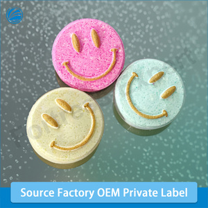 Bombas de Baño Orgánicas Smiley de Marca Privada al por Mayor de Fábrica OEM, Bombas de Baño Personalizadas, Venta Caliente - Product Image 2