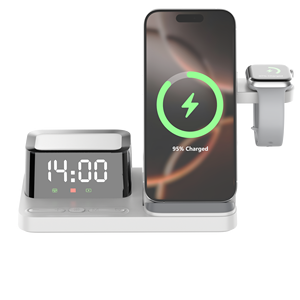 Réveil numérique intelligent 3-en-1 <span class=keywords><strong>15W</strong></span> 2026 avec <span class=keywords><strong>chargeur</strong></span> <span class=keywords><strong>sans</strong></span> <span class=keywords><strong>fil</strong></span> personnalisé et calendrier pour montre - Product Image 1