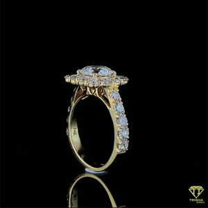 Elegante anillo de bodas con moissanita para mujer para uso diario o fiesta para regalos especiales - Product Image 4