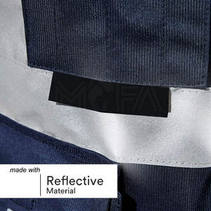 Gilet de sécurité réfléchissant en maille légère avec sangles réglables et fermeture éclair idéal pour les vêtements de travail d'été - Product Image 6