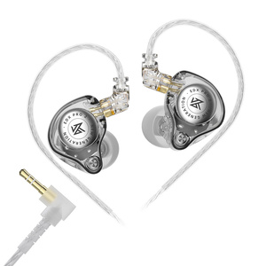 Auriculares Originales KZ EDX <span class=keywords><strong>Pro</strong></span> <span class=keywords><strong>2</strong></span> Intraurales con Cable, Audífonos HIFI para Gaming con Driver Dinámico Súper Lineal y Diseño de Cable Desmontable - Product Image 1