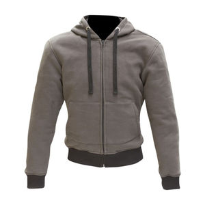 Hoodie de motard en polaire avec protection CE en Kevlar, design optimal, doublure polaire, pour moto - Product Image 4