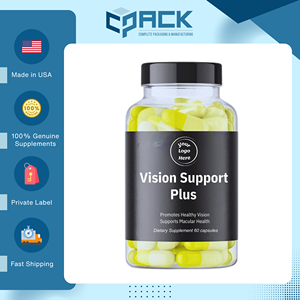 Cápsulas de Suplemento Dietético Vision Support Plus de One Solution LLC, Hechas en EE. UU., 60 Cápsulas, Mejor Precio del Mercado, Etiquetado Privado - Product Image 2