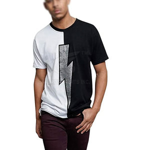 เสื้อยืดโอเวอร์ไซส์สำหรับผู้ชายผ้าโพลีเอสเตอร์ประดับพลอยเทียม - Product Image 5