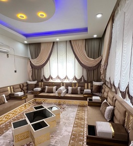 Conjunto de Sala de Estar Tradicional Árabe Majlis |   Tela Plegable Extensible Modular |   Personalizable |   Envío Gratuito a Todo el Mundo - Product Image 2