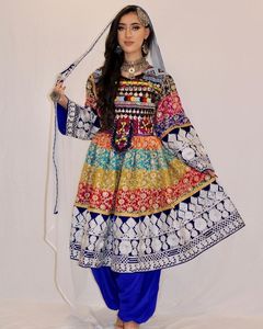Vêtements traditionnels faits à la main robe afghane haute qualité meilleur matériel afghan Vintage femmes robes 0537 - Product Image 1
