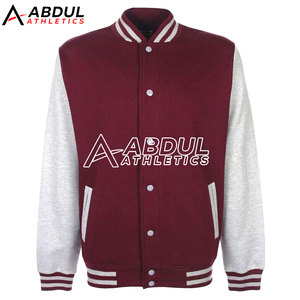 Veste Letterman en matériau souple, meilleure vente de veste d'hiver de qualité pour hommes. - Product Image 1