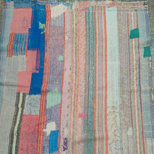 Boho Chic 100% Coton Réversible Fait Main Kantha Cousu Main Durable Kantha Traditionnel Vintage Fabriqué À La Main Kantha - Product Image 1