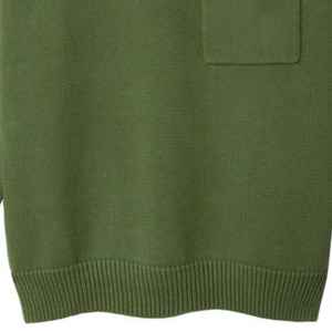 Suéter de cuello simulado para hombre, diseño elegante y moderno, tejido acogedor de lana/viscosa, patrón de características anticontracción, detalles para capas de invierno - Product Image 3