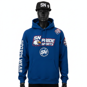 Sudadera con Capucha Extra Grande de Invierno, Precio al por Mayor, Personalizada con Parche de PVC Bordado, Felpa - Product Image 1