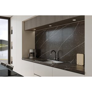 Custom Kitchen Bathroom Vanity Tops Granite Natural <b>Stone</b> Countertops Carrara Calacata Hotel Project Prefab <b>Cut</b> Size Quartz - Product Image 2
