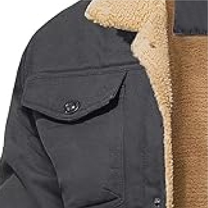 Nuevo 2025 Venta al por mayor Vintage Chaquetas de peso pesado Algodón con cremallera Doble bolsillo Lavado Casual Chaqueta clásica vintage - Product Image 3