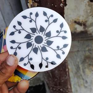 AGATE Hot Selling <b>Wooden</b> Marble Resin Customized Coaster Set with Natural & Customized Color Made in India - Product Image 6