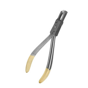 Alicates de Ortodoncia de Alta Calidad para Doblar Alambres Quirúrgicos, 14 cm, Curvos, Tipo Howe, con Punta Serrada, Accionamiento Manual - Product Image 1