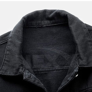 Chaqueta Vaquera Informal de Alta Calidad para Mujer, Nueva Llegada, Personalizable al por Mayor para Hombre y Mujer, MOQ Bajo, Linda, Lavada, con Botones y Cinturón - Product Image 3