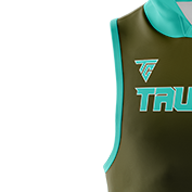 Sweat-shirt à capuche sans manches pour homme, en molleton décontracté, avec impression en relief, techniques de broderie, teinture unie - Product Image 3