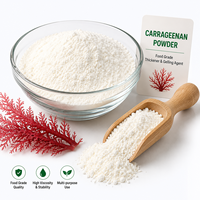 Poudre de Carraghénane de Qualité Cosmétique, Extrait Naturel d'Algues Marines, Agent Épaississant, Ingrédient pour Soins Personnels, Approvisionnement en Gros
