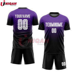 ชุดฟอร์มฟุตบอลผ้าโพลีเอสเตอร์สำหรับ100% เสื้อฟุตบอลกางเกงขาสั้นเสื้อฟุตบอลดีไซน์ยอดนิยมออกแบบโลโก้ได้ตามต้องการสำหรับทีม - Product Image 2