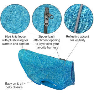 Chaquetas de lujo para perros OEM, superventas del fabricante, alta calidad, poliéster, nailon, tallas XS XL, sólido, portátil, temporada de invierno, oferta - Product Image 2