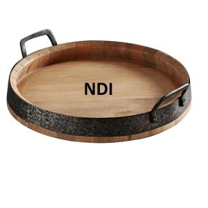 Plateau de service en bois écologique pour thé, café et eau Passe au lave-vaisselle Ustensiles de cuisine de qualité commerciale pour la maison et l'hôtel - Product Image 1