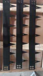 Bordure de jardin en acier corten rectangulaire pour pelouse, bordures modernes avec montage au sol facile pour la décoration extérieure - Product Image 4