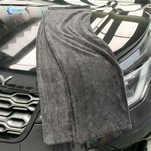 Serviette de séchage pour voiture à prix de gros, 1400 g/m², en microfibre à tissage nano, séchage rapide, pour le nettoyage de voitures et de vélos - Product Image 4
