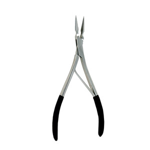 Pince à éclats à poignée enduite noire Double ressort en acier inoxydable Virtus Splinter Forceps Box Joint - Product Image 2