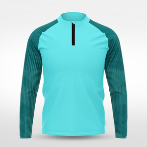 Custom Sublimation Reversible Lightweight Breathable Quick Dry Eco-Friendly Quarter Zip Long Sleeves Shirts Men Women <b>Athletic</b> - Product Image 5