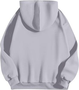 Sudaderas Casuales de Invierno para Hombre, Color Sólido, 100% Algodón, Corte Regular, Secado Rápido y Transpirable, Alta Calidad - Product Image 5